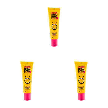 3PK Pure Paw Paw Ointment 15g Skin Ointment Lip Balm - Grape