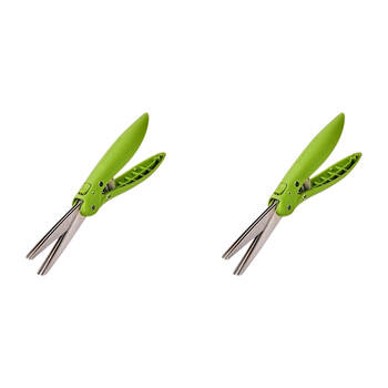 2PK Prepara 3-Blade Kitchen Herb Shears Choppper Stripper Scissors 21.34cm Green