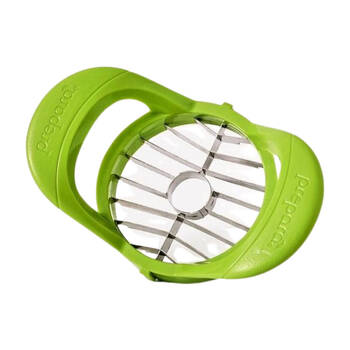 Prepara Stainless Steel Blade Manual Apple Slicer Splitter 16.51cm Green