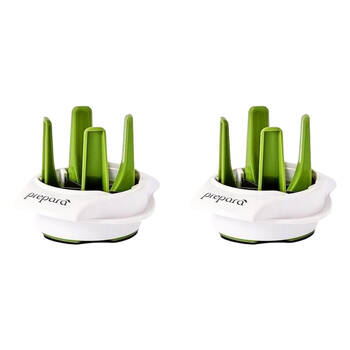 2PK Prepara Lemon Lime Wedger Kitchen Citrus Cutter Slicer 12.7cm White