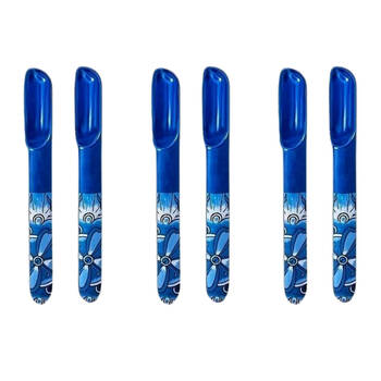 3x 2pc Prepara Melamine Tortilla Taco Serving Spoon Set 18cm Blue