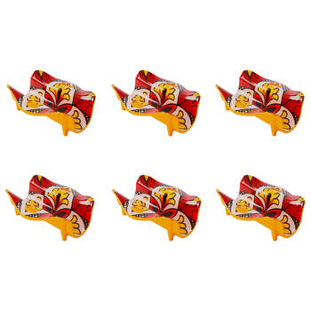 6PK Prepara Melamine Single Tortilla Taco Serving Holder Stand 9cm Yellow