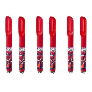 3x 2pc Prepara Melamine Tortilla Taco Serving Spoon Set 18cm Red