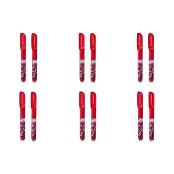 6x 2pc Prepara Melamine Tortilla Taco Serving Spoon Set 18cm Red