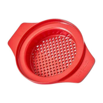 Prepara Can Drainer Tuna/Vegetables Kitchen Food Strainer 14.6cm Red