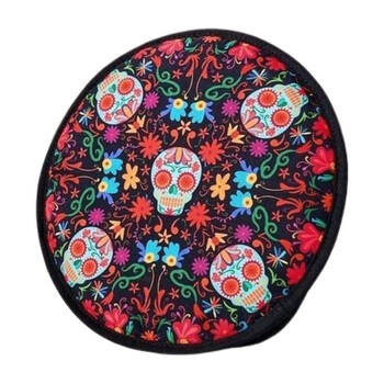 Prepara Insulated Taco Party Tortilla Warmer Pouch Day of the Dead Ed 26cm Black