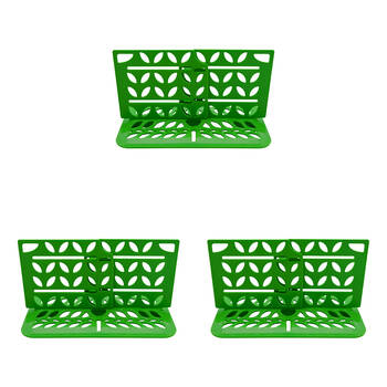 3PK Prepara Divider Raiser Set For 2.2L LatchLok Food Storage Container 16.7cm Green