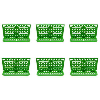 6PK Prepara Divider Raiser Set For 2.2L LatchLok Food Storage Container 16.7cm Green