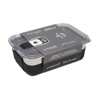 Prepara Lift Stainless Steel Container 0.9 L Kitchenware Triton - Black