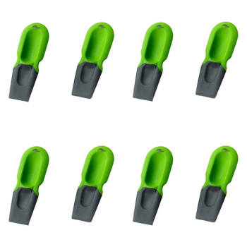 4x 2pc Prepara Handy Thumb Pan Scraper Food Residue Remover Cleaner 9.3cm Green