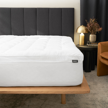 Morrissey Down Alternative Mattress Topper King Bed White 