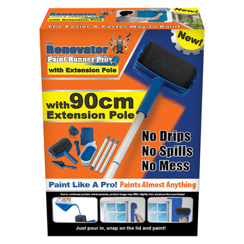 The Renovator Paint Runner Pro Paint Roller w/ Extension Pole