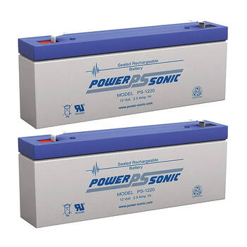 2PK Power Sonic 12v 2.5 Amp Rechargeable Battery
