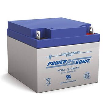 Power Sonic PS12260 12V 26A SLA Rechargeable Battery