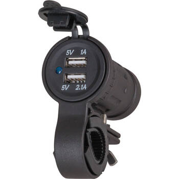 MOTORCYCLE DUAL USB CHARGER 