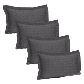 4PK Jason Commercial Villa Matelasse Pillow Sham 48x73cm Slate