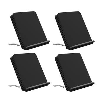 4PK PushStart 10W QI Fast Charge Mobile Phone Wireless Stand Black