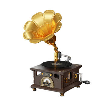646pc  Joyside Series Retro Phonograph Building Kit 23.4x34.2cm 6y+