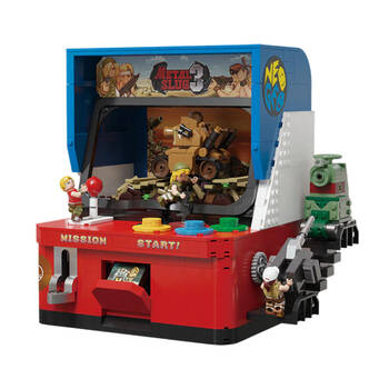 1290pc  MetalSlug Plastic Arcade Machine Building Set 24x24cm 6y+