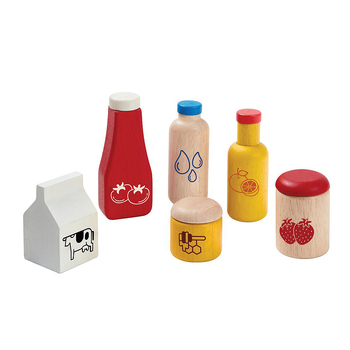 Plan Toys Food & Beverage Set Kids/Childrens Toy Playset 2+