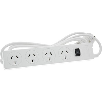4-WAY POWERBOARD WITH SURGEOVERLOAD & 3MT LEAD JACKSON