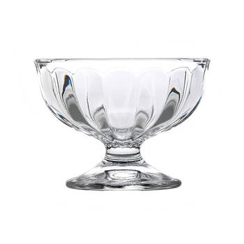 4pc Port Soda Lime Glass Dessert Ice Cream Cup 12cm/130ml - Clear