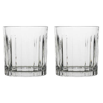 2x 6pc Porto Peyton Soda Lime Glass Tumblers Drinkware Set 280ml Clear