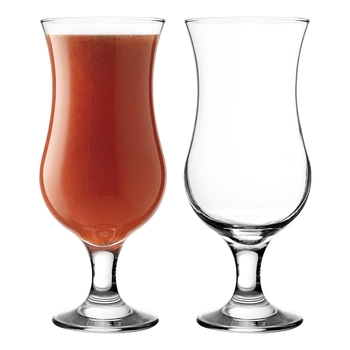 6pc Porto Gala Hurricane 420ml Cocktail Margarita Glass Set - Clear