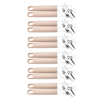 6PK Porto Zest Stainless Steel/Plastic 21cm Can Opener Kitchen Utensil