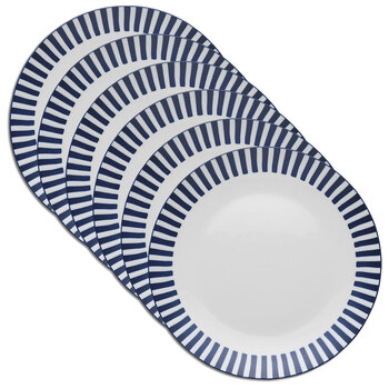 4PK Porto Lido Porcelain 26.5cm Round Dinner Plate Food Platter