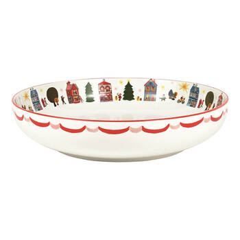 Porto Night Before Porcelain Dish Serving Bowl 32cm - Avenue