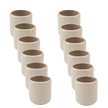 12PK Porto Reactive Glaze Stoneware Hamilton Bathroom Storage Tumbler Blush