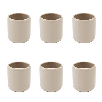 6PK Porto Reactive Glaze Stoneware Hamilton Bathroom Storage Tumbler Blush