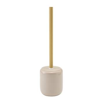 Porto Reactive Glaze Stoneware Hamilton Bathroom Toilet Brush Holder Blush