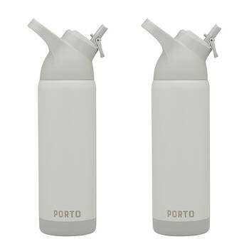 2PK Porto Atlas Vacuumed Insulated Water Bottle 700ml Cloud