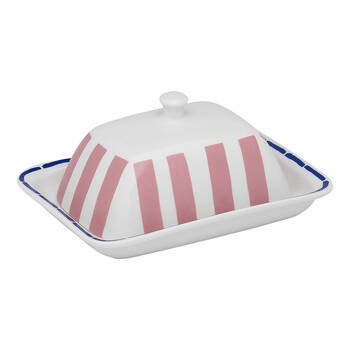Porto Valentina Porcelain Butter Dish Storage Container 15x10cm