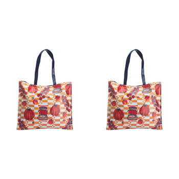 2PK Porto Valentina Cotton Tote Bag Travel Handbag Large 45x39cm