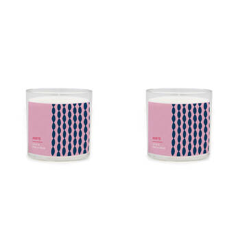 2PK Porto Illumina 425g Scented Wax Candle Lotus & Vanilla Dream