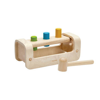 PlanToys Wooden Pounding Bench Kids/Children Toy 12m+