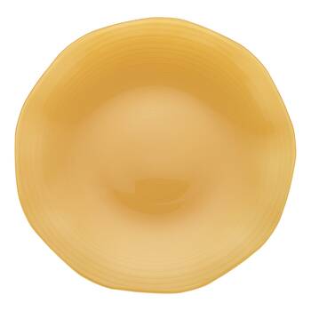 Porto High Gloss Campania Soda Lime Glass Serving Platter 31cm Sunflower