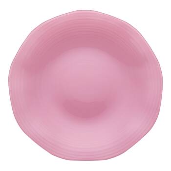 Porto High Gloss Campania Soda Lime Glass Serving Platter 31cm Rose