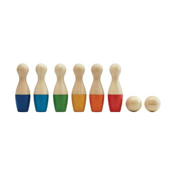 Plan Toys Bowling Set Kids/Childrens Toy Playset 3+