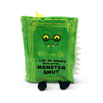 Punchkins Monster Book Plush Soft Cuddle Toy 17.8cm - Green 6y+