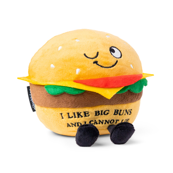 Punchkins I Like Big Buns I Cannot Lie Hamburger Plush Toy 17cm