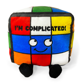 Punchkins I'm Complicated! Rubiks Cube Plush Stuffed Soft Toy 15cm