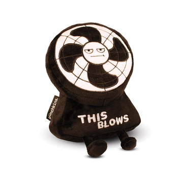 Punchkins Desk Fan Blows Plush Stuffed Soft Toy 15cm