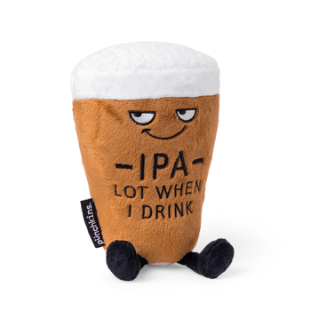 Punchkins Ipa Lot When I Drink Pint Plush Stuffed Soft Toy 15cm