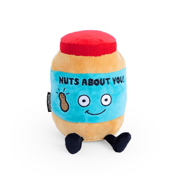 Punchkins PB Jar Nuts About You Stuffed Plush Cuddle Toy