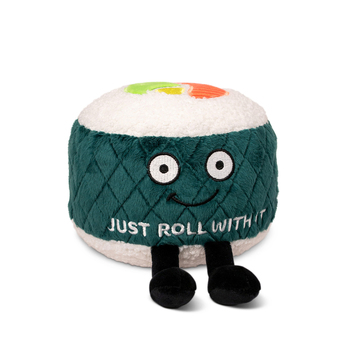 Punchkins Just Roll with It Sushi Plush Plush Stuffed Soft Toy 15cm