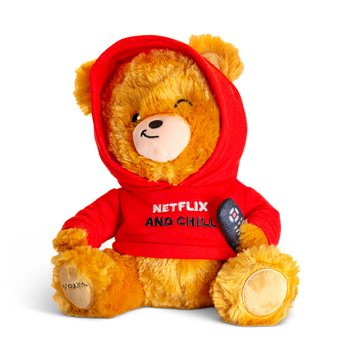 Punchkins Netflix & Chill 16cm Teddy Bear Stuffed Plush Toy